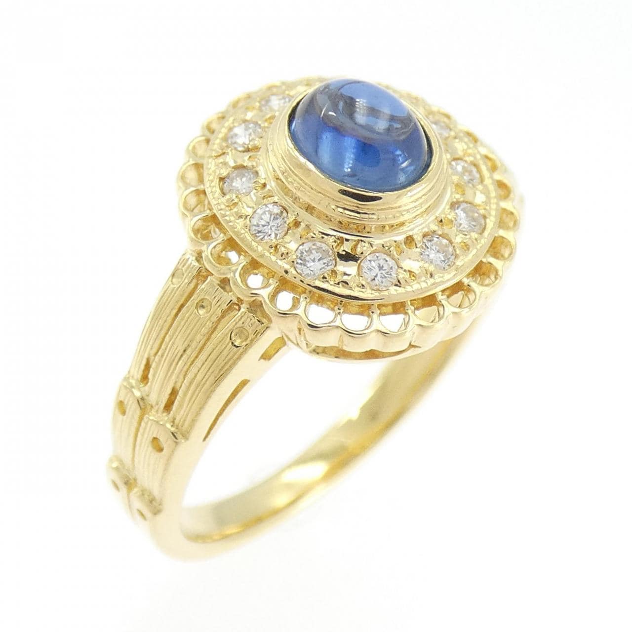 K18YG サファイヤ リング