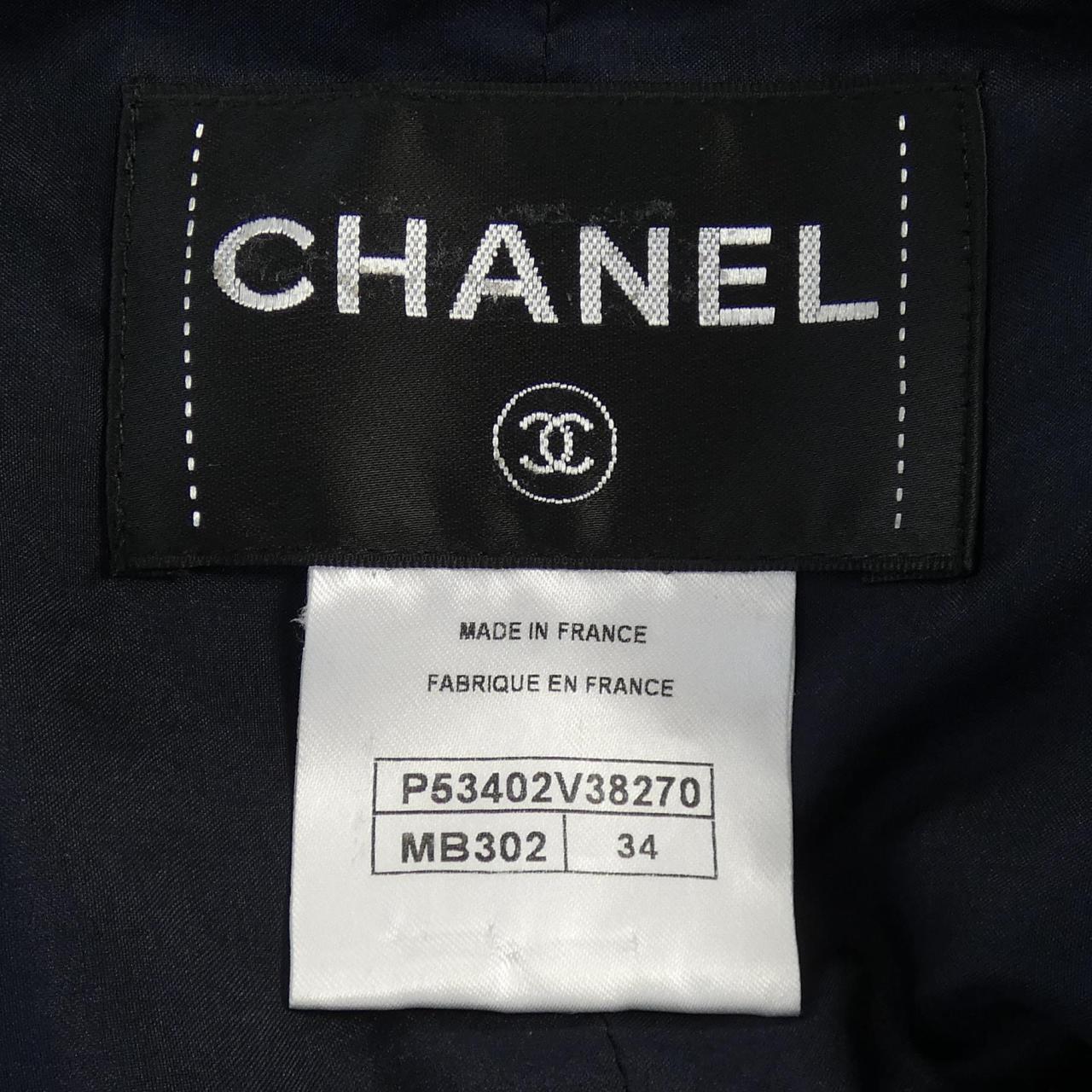 シャネル CHANEL ノーカラージャケット