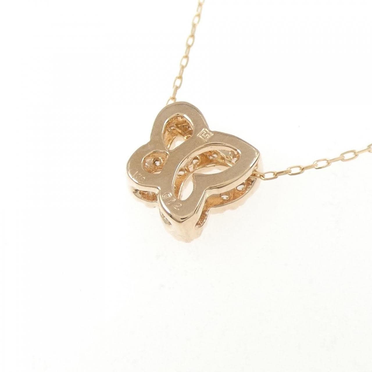 K18PG ダイヤモンド ネックレス 0.12CT
