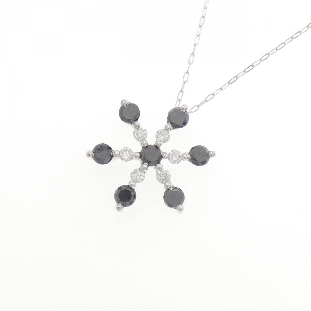 K14WG/K10WG ダイヤモンド ネックレス 0.71CT