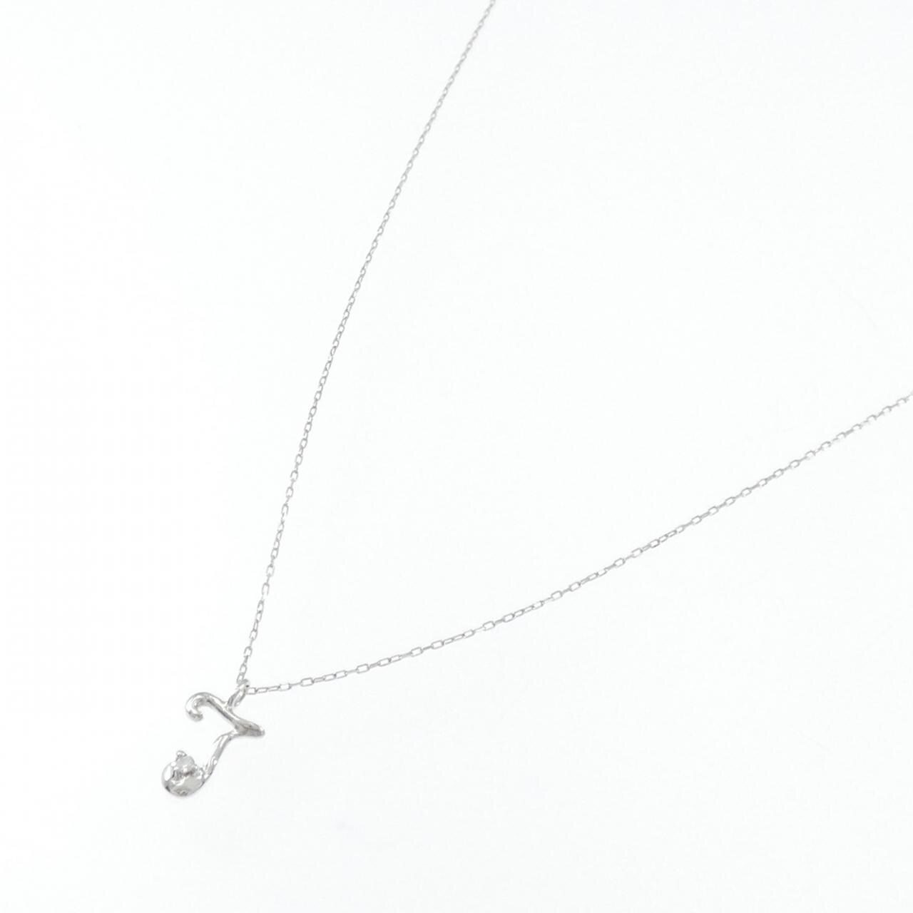 K10WG ダイヤモンド ネックレス 0.01CT