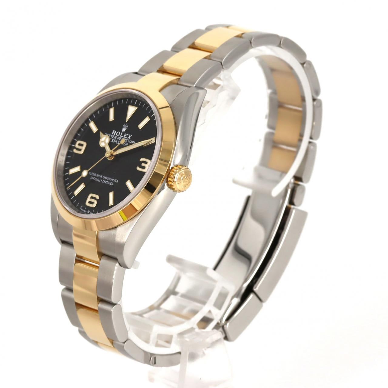 ロレックス エクスプローラーI 124273 SSxYG 自動巻 ランダム番