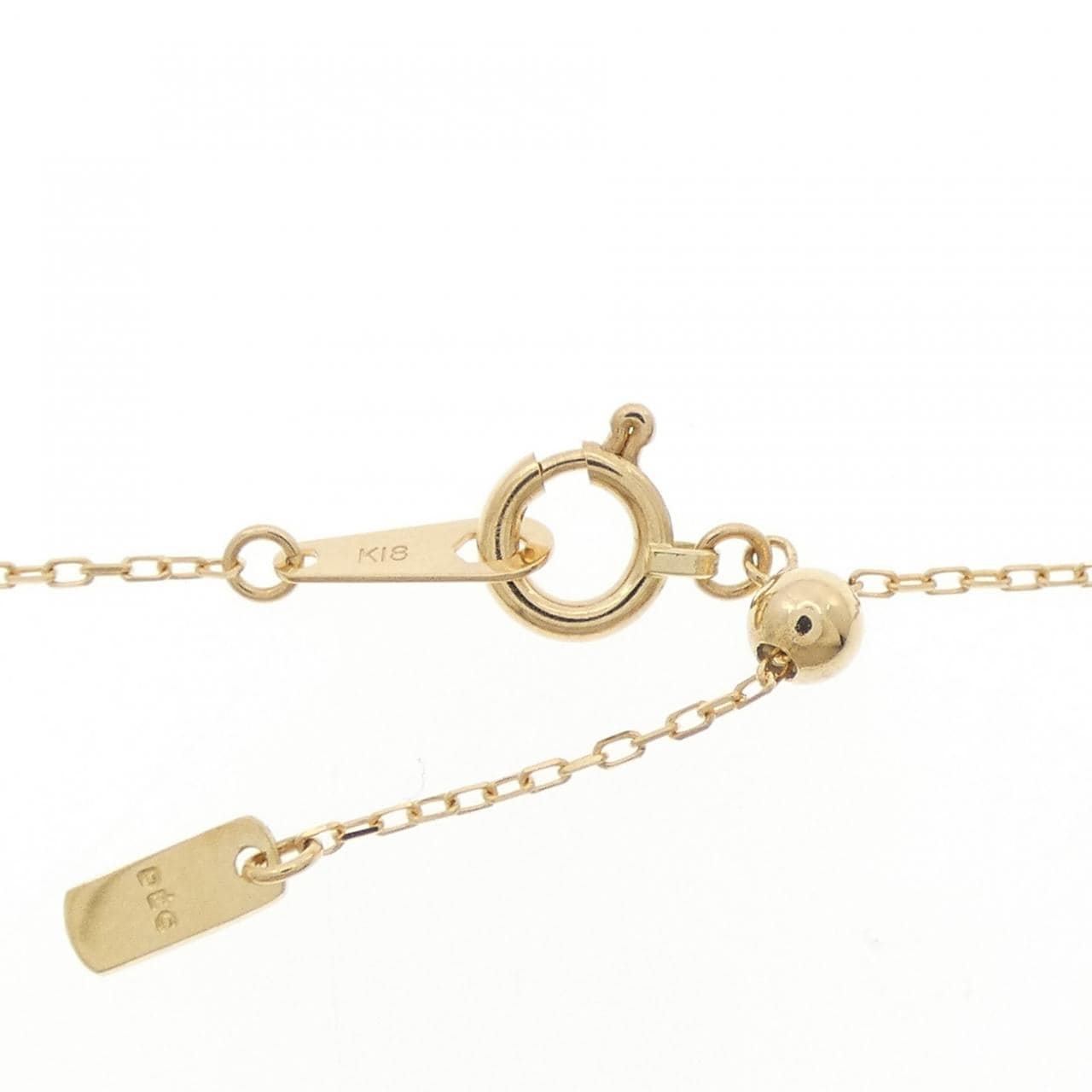 K18YG ダイヤモンド ネックレス 0.04CT