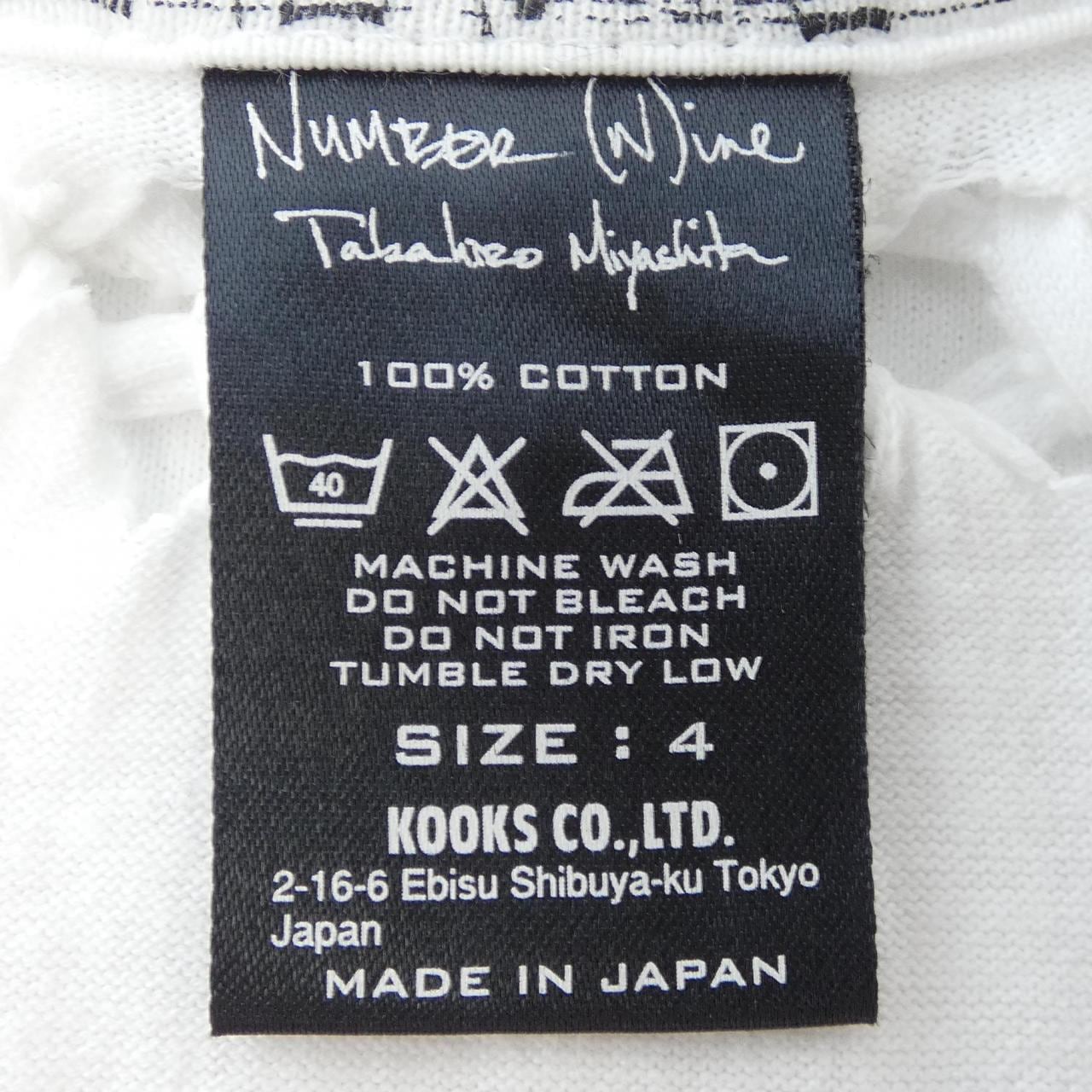 ナンバーナイン NUMBER (N)INE Tシャツ