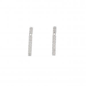 K18WG ダイヤモンド ピアス 0.30CT