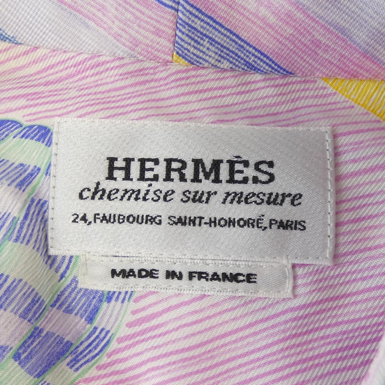 エルメス HERMES LES FOLIES DU FAUBOURG シャツ