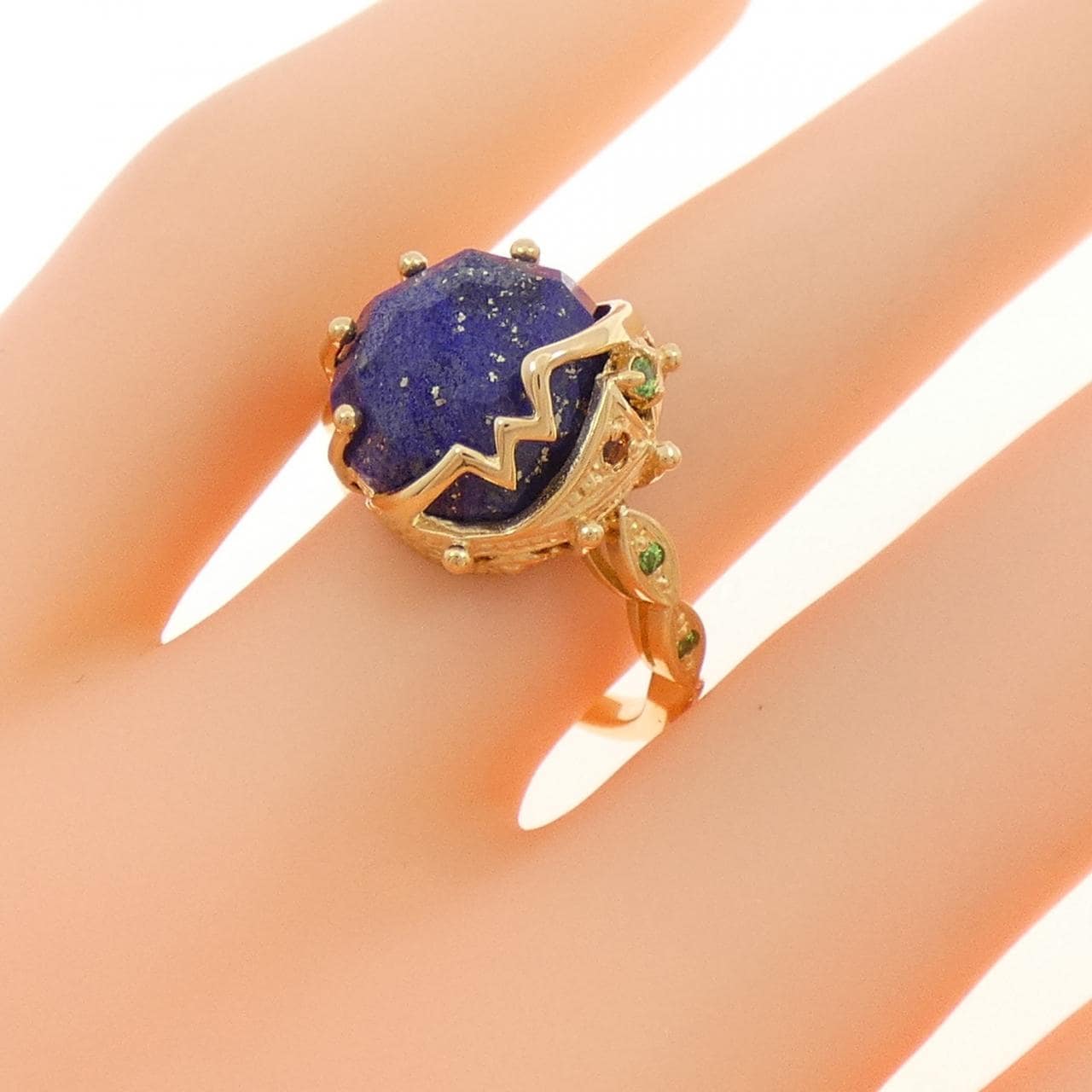 K18YG ラピスラズリ リング