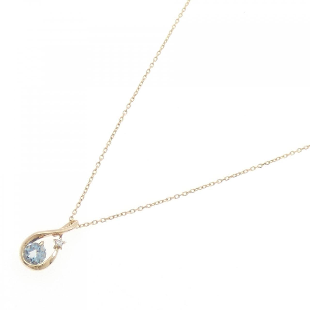 スタージュエリー アクアマリン ネックレス