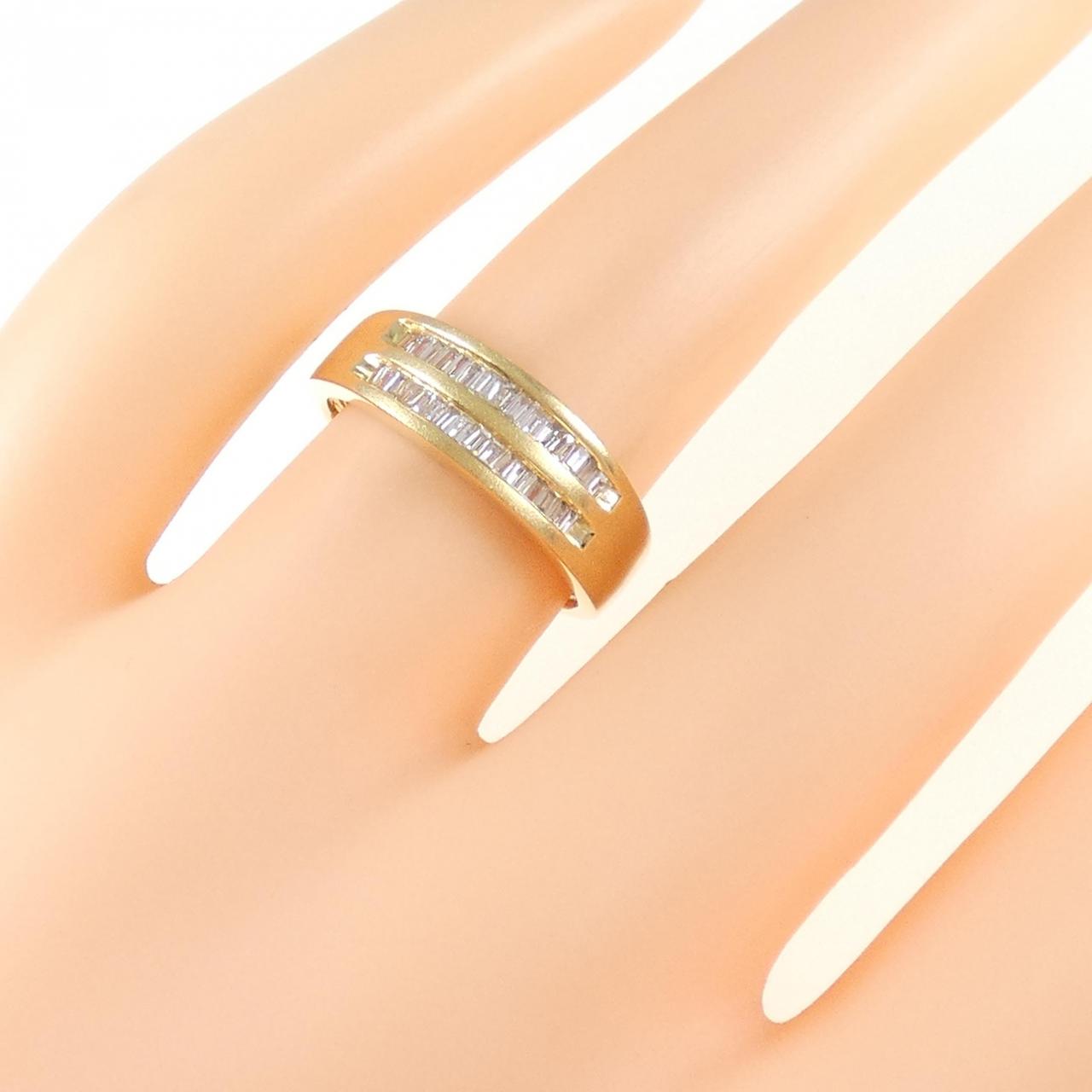 K18YG ダイヤモンド リング 0.24CT