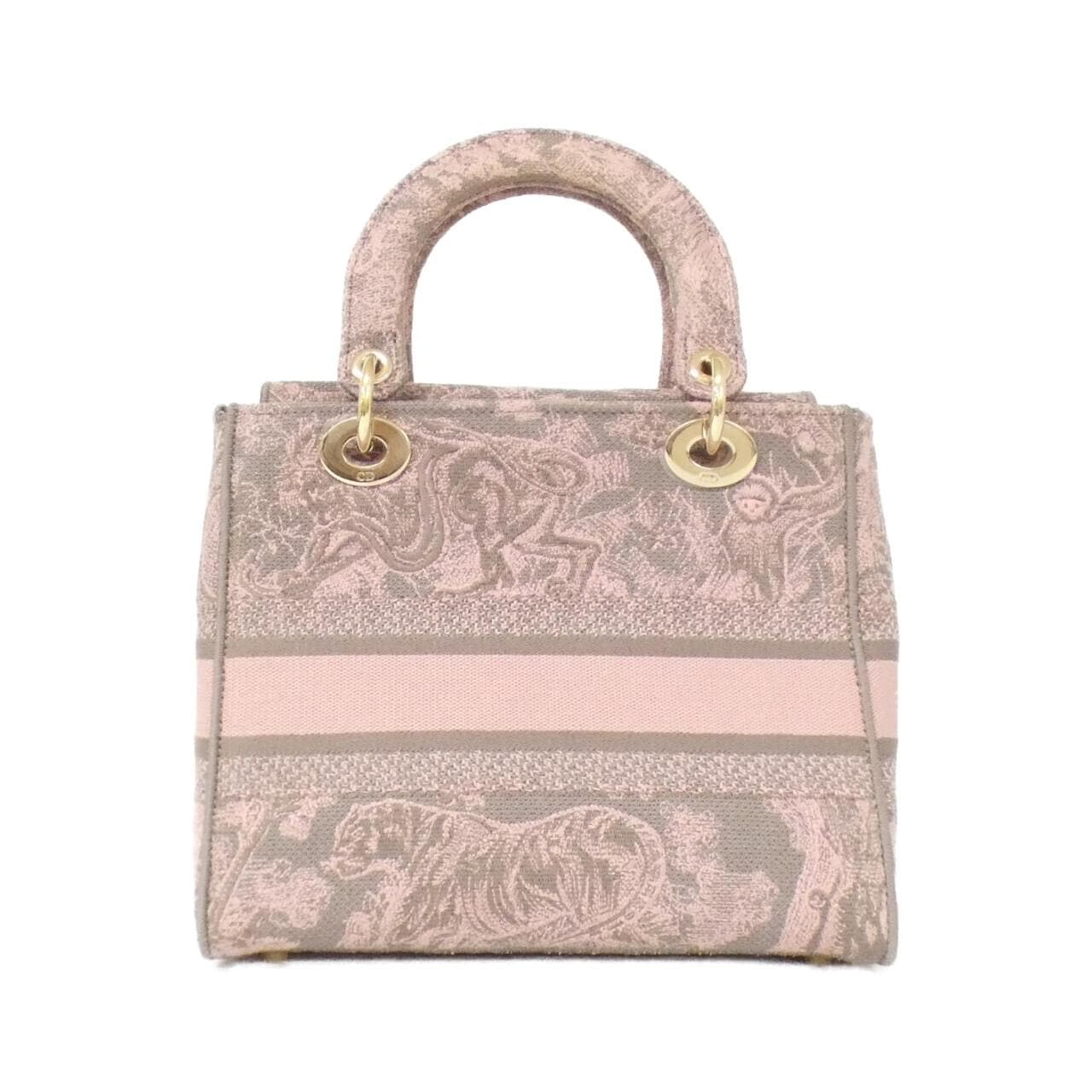 クリスチャンディオール REVERSE TOILE DE JOUY レディ D-ライト ミディアム M0565ORGO バッグ