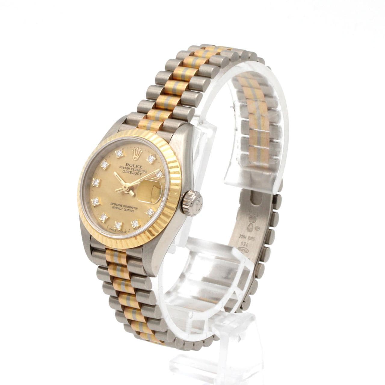 【ノーメンテナンス還元価格】ロレックス デイトジャスト 69179G BIC. WGxYG 自動巻