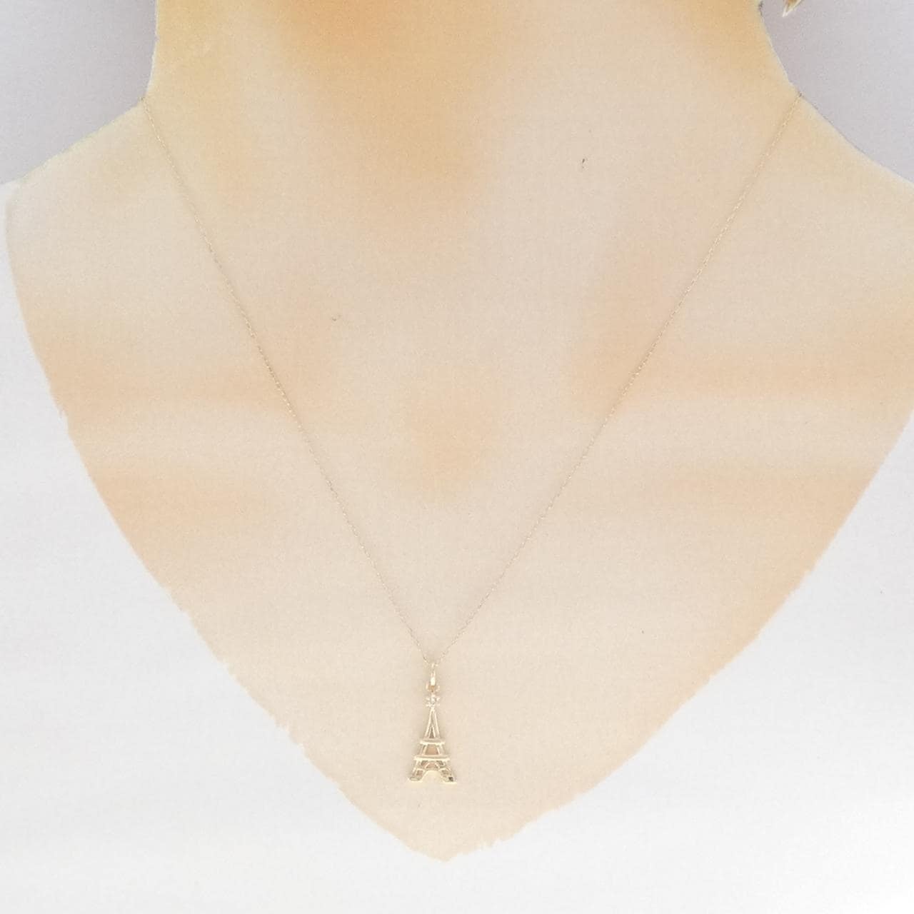 K10YG ダイヤモンド ネックレス 0.03CT