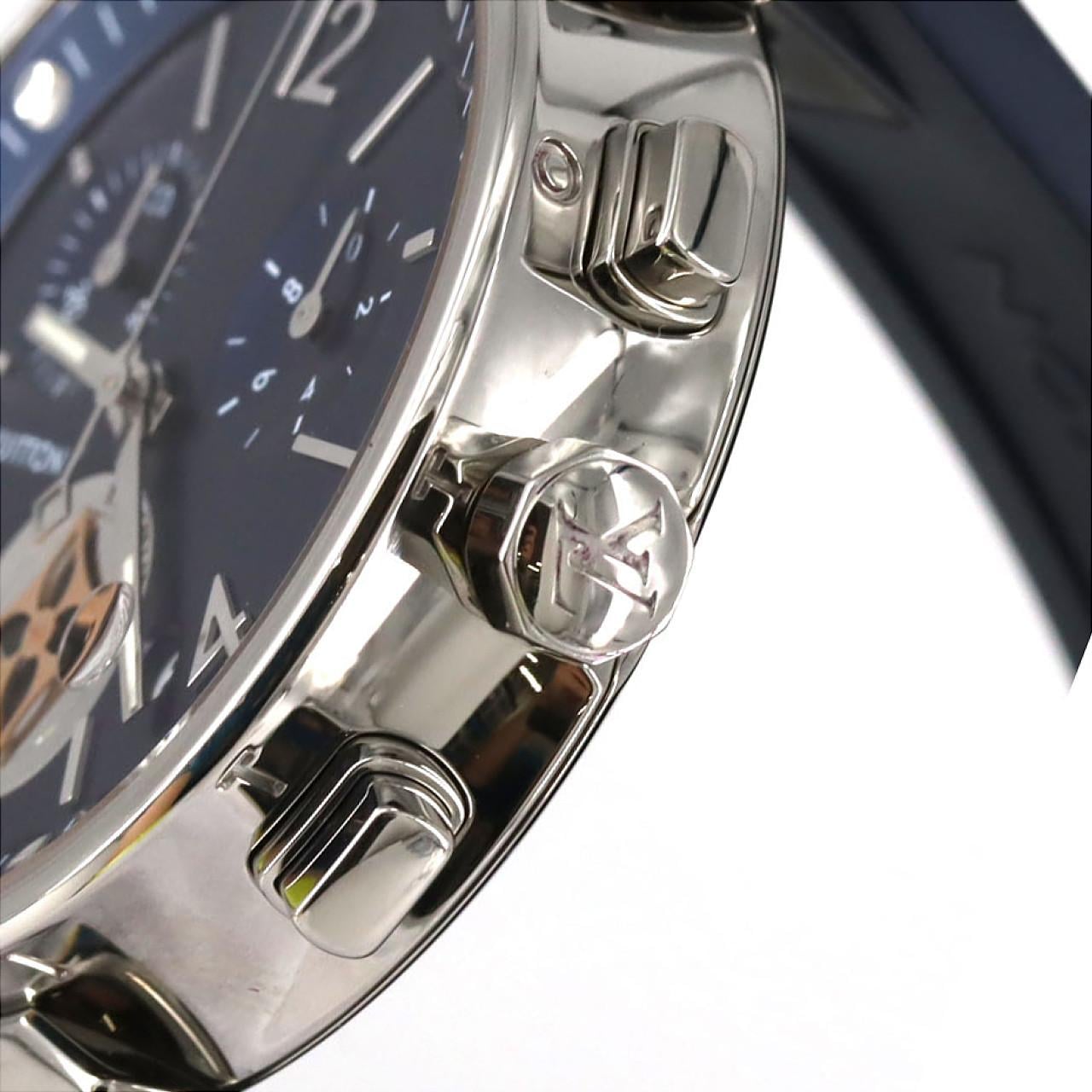 ルイヴィトン タンブール ムーンスタークロノ QA032 SS クォーツ