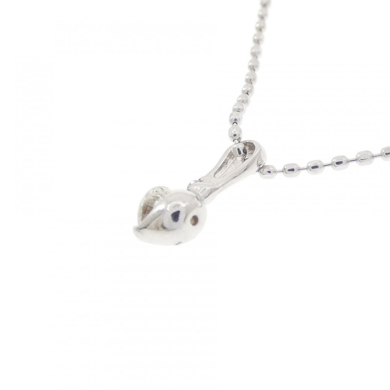 K18WG ダイヤモンド ネックレス 0.11CT