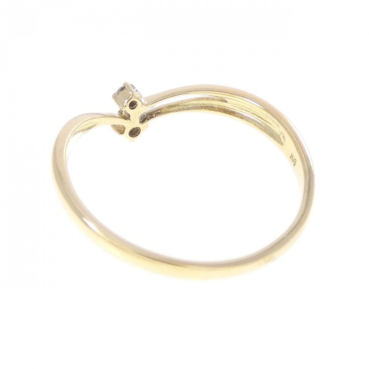 K18YG ダイヤモンド リング 0.05CT