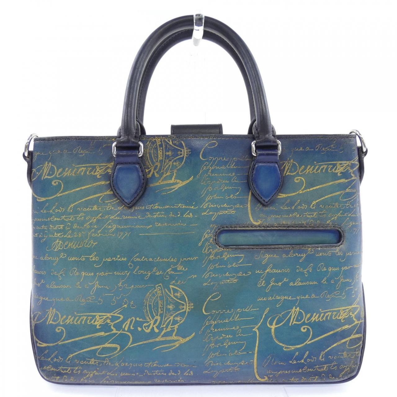 ベルルッティ Berluti トゥジュールXSスクリットレザートートバック BAG
