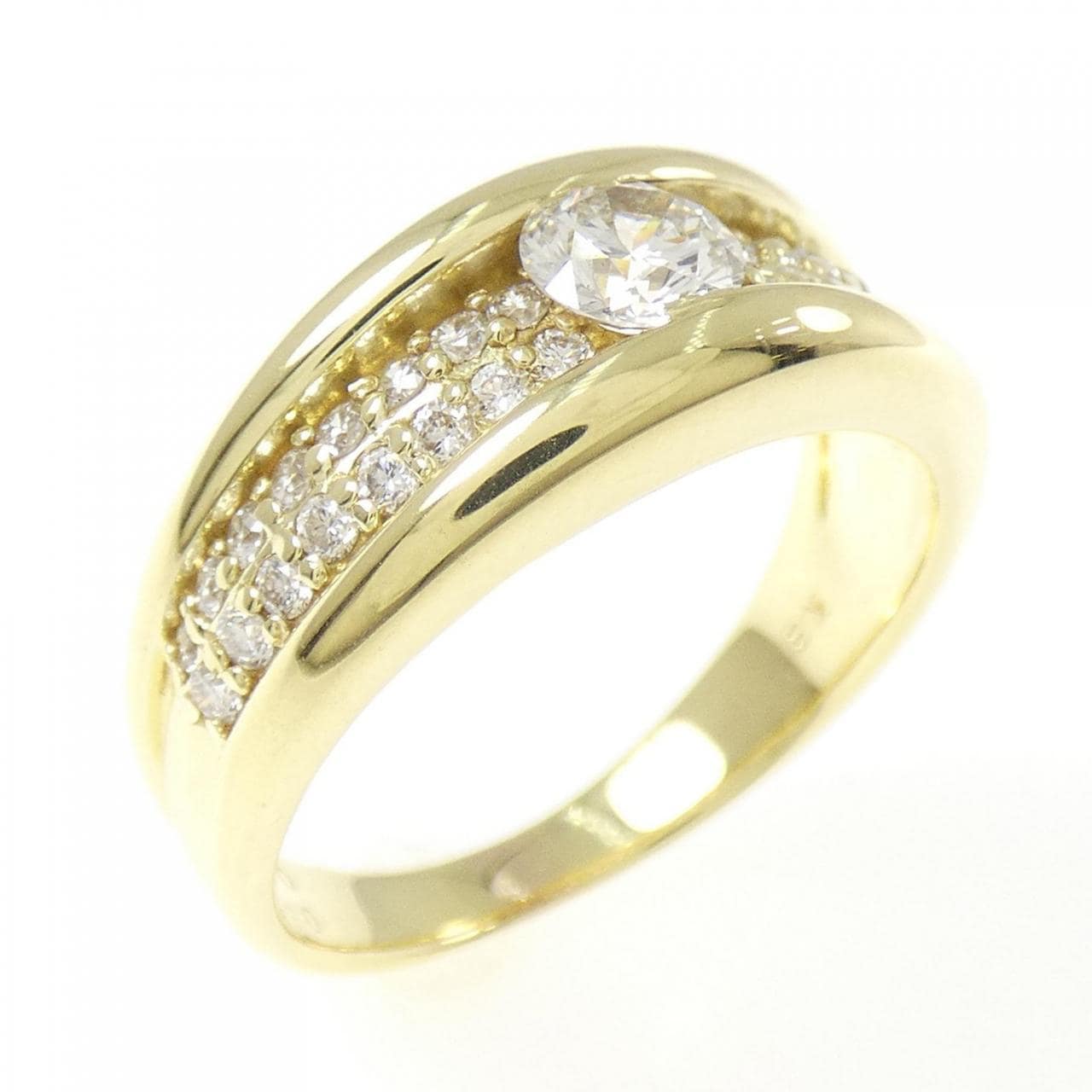 K18YG ダイヤモンド リング 0.33CT