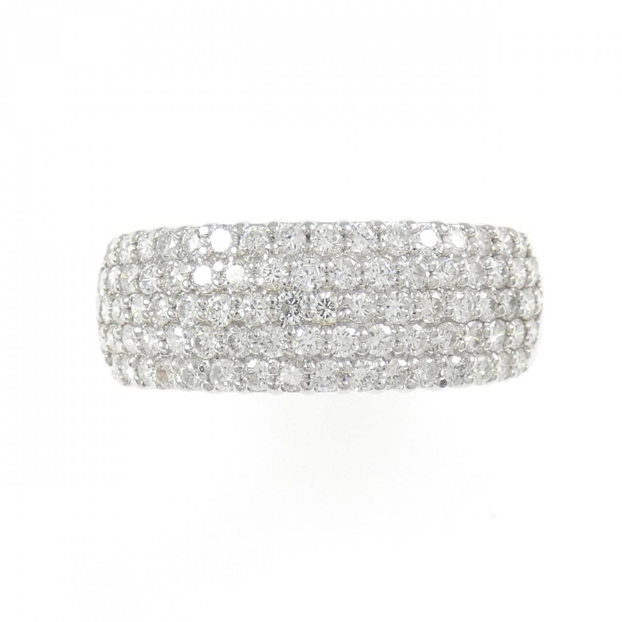 PT900 パヴェ ダイヤモンド リング 1.00CT