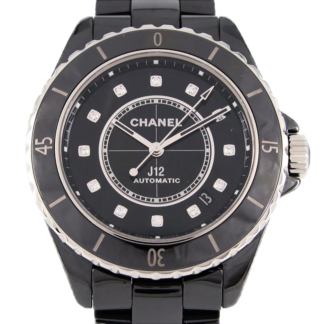 シャネル J12キャリバー12.1 38mmセラミック･12P H5702 セラミック 自動巻