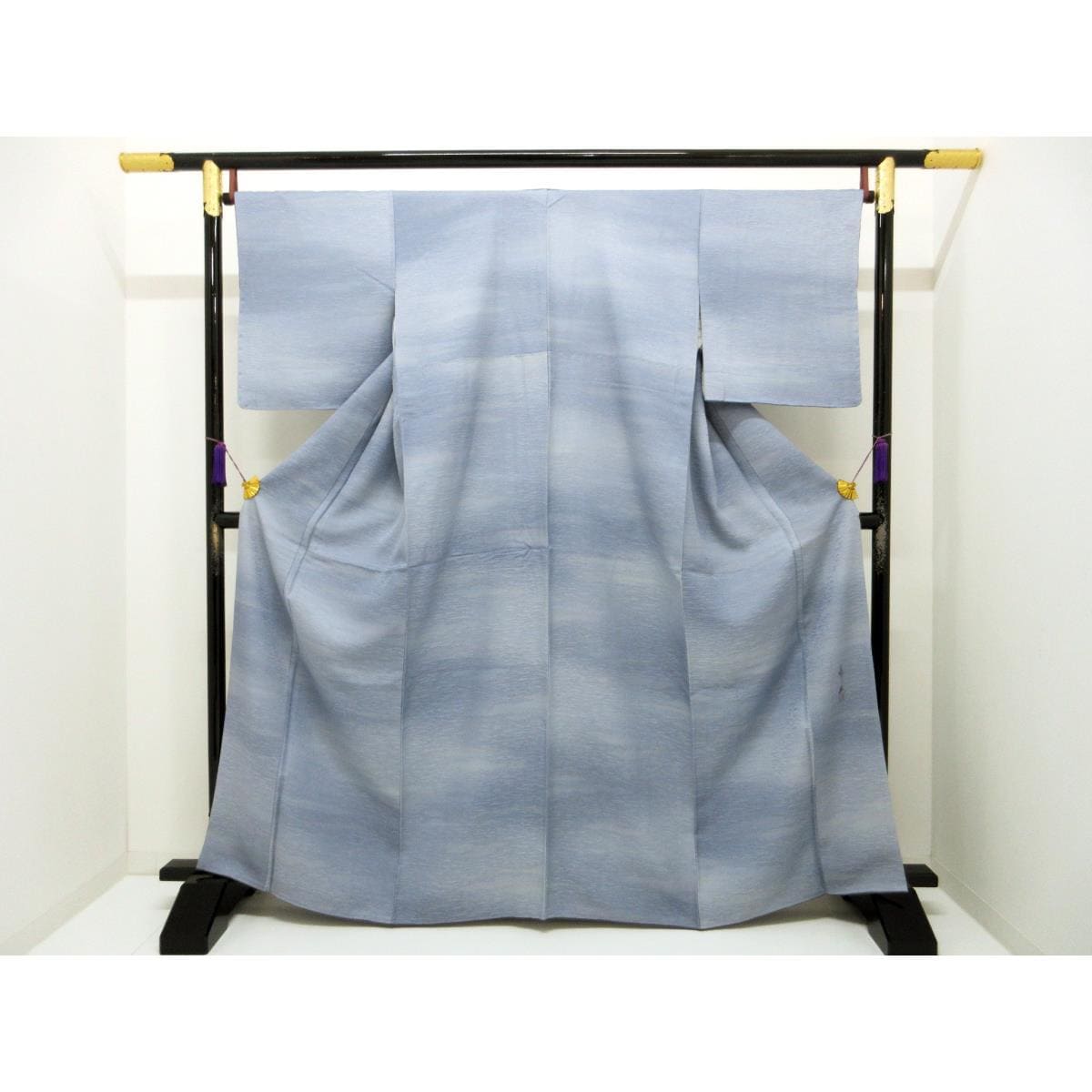 【未使用品】小紋　ボカシ染　身幅３ｌ寸