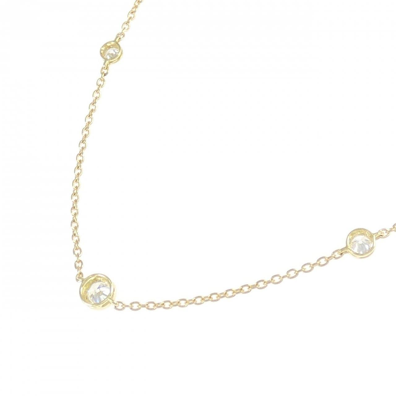 K18YG ダイヤモンド ネックレス 1.20CT