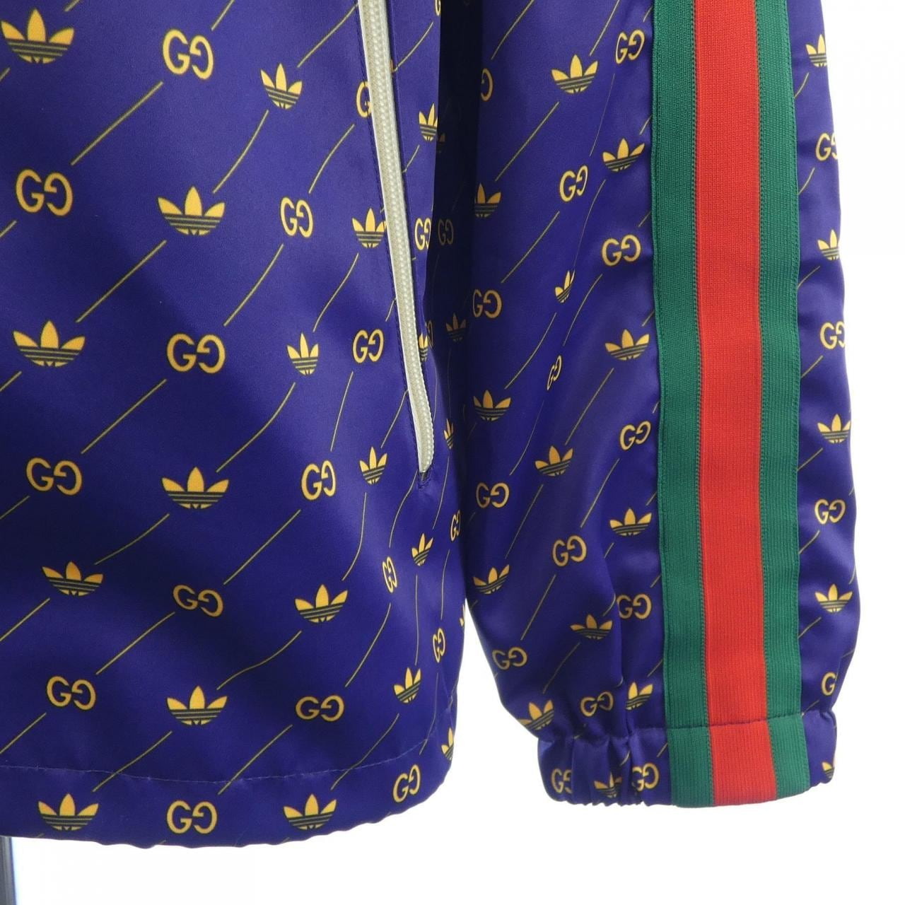 グッチ GUCCI ADIDAS TREFOIL PRINT JACKET 691428 ZAJCZ ブルゾン