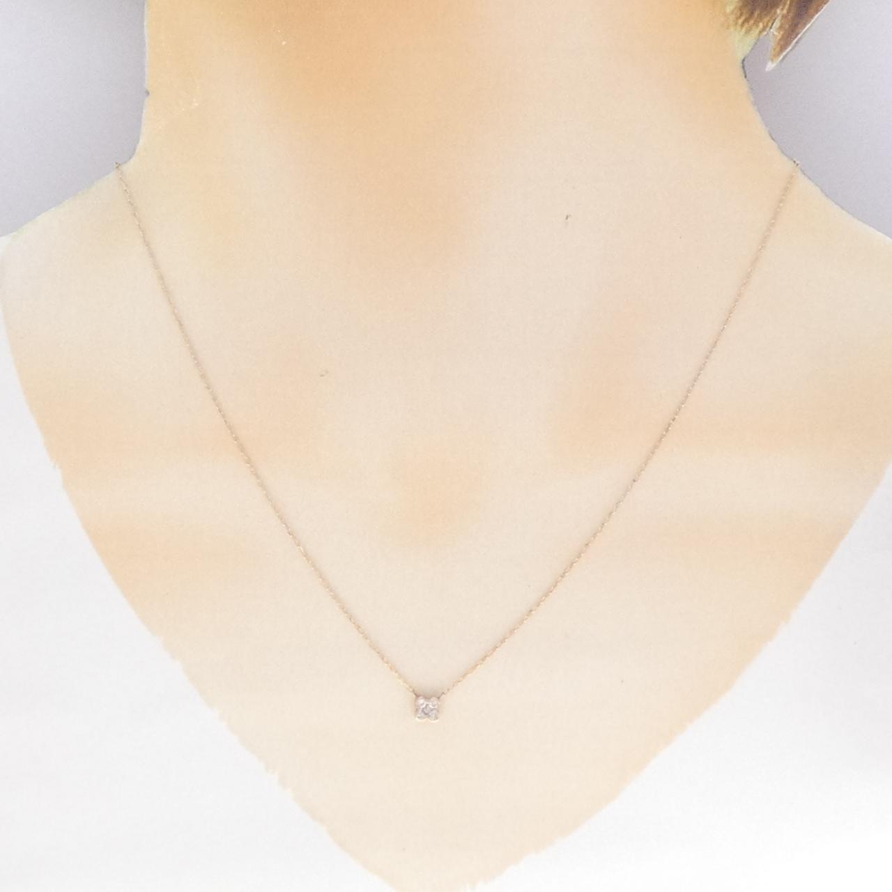 K10PG ダイヤモンド ネックレス 0.10CT