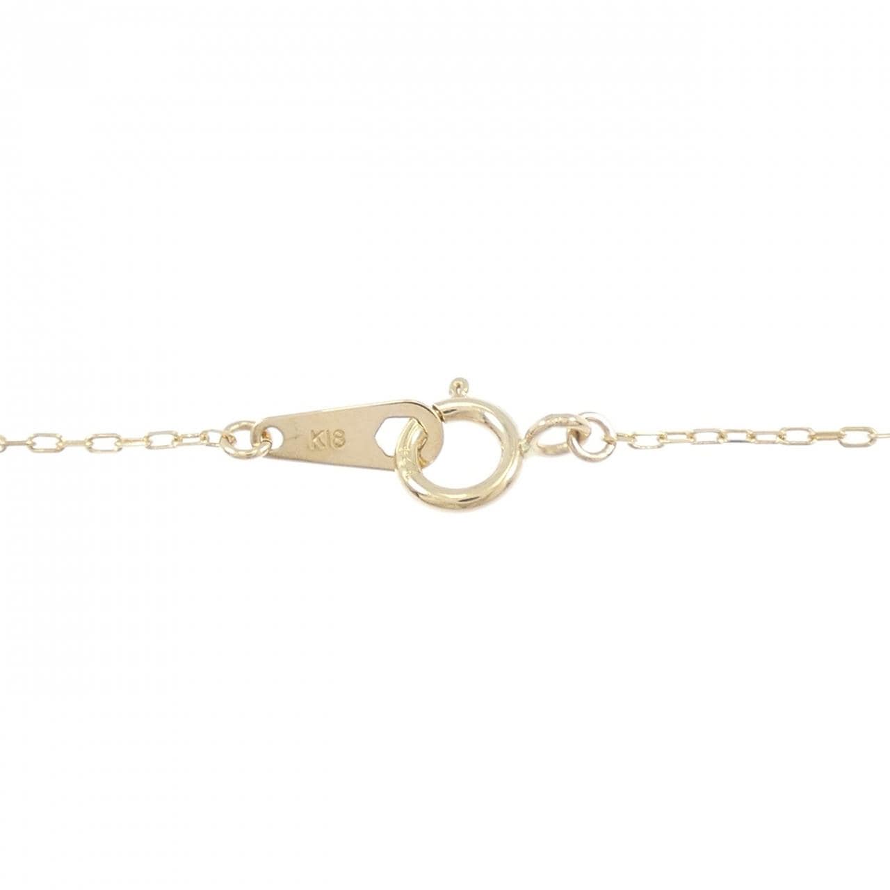 K18YG アクアマリン ネックレス 0.24CT