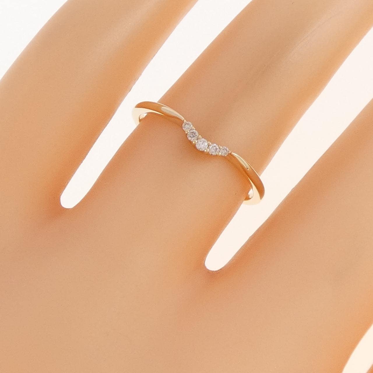 アガット ダイヤモンド リング 0.03CT