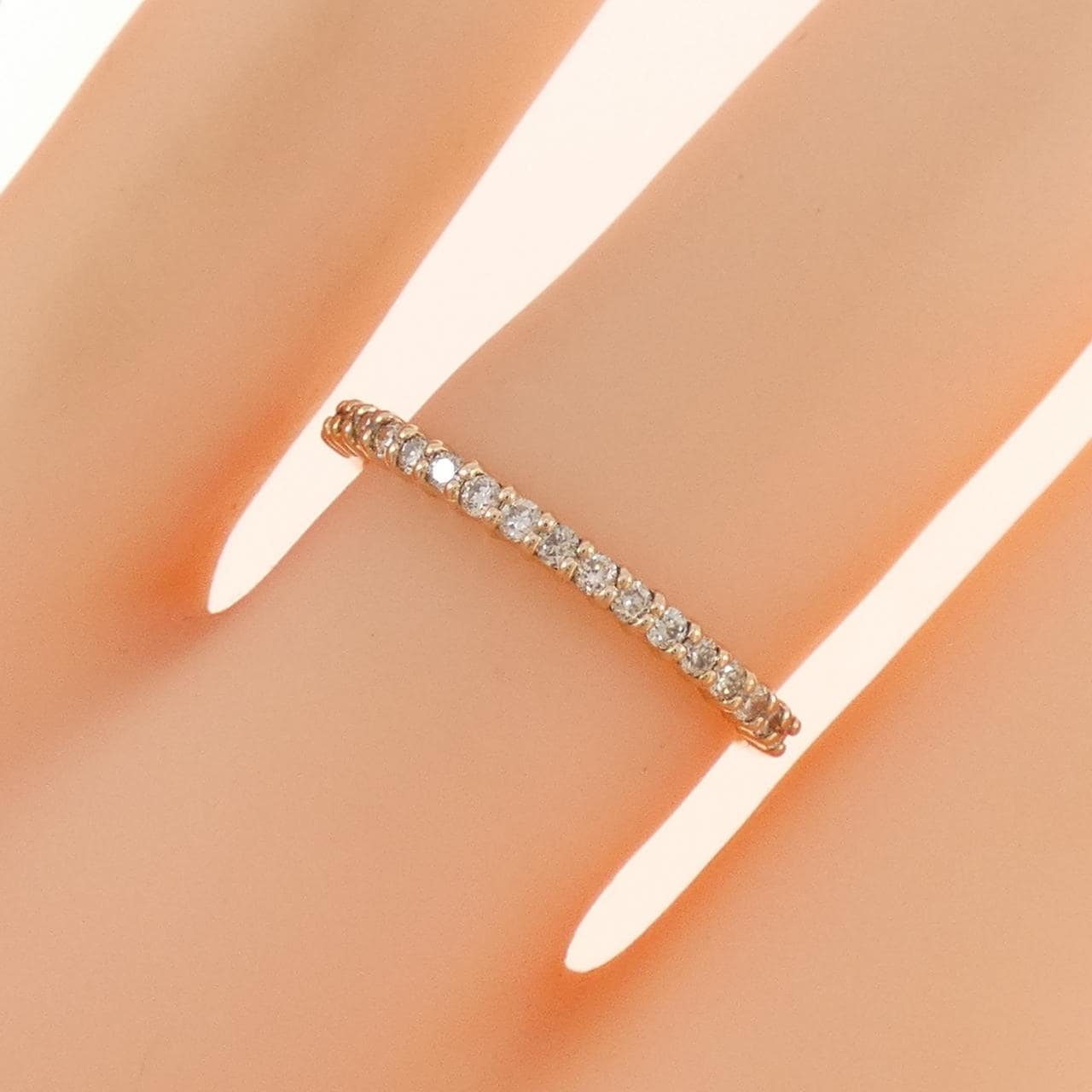 K18PG ダイヤモンド リング 0.25CT