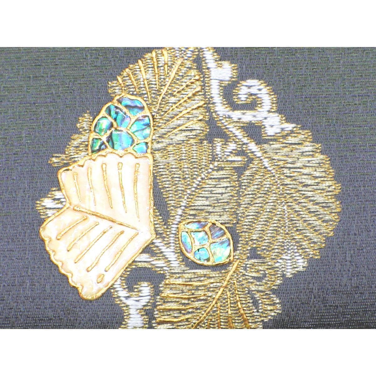 袋帯　螺鈿入り