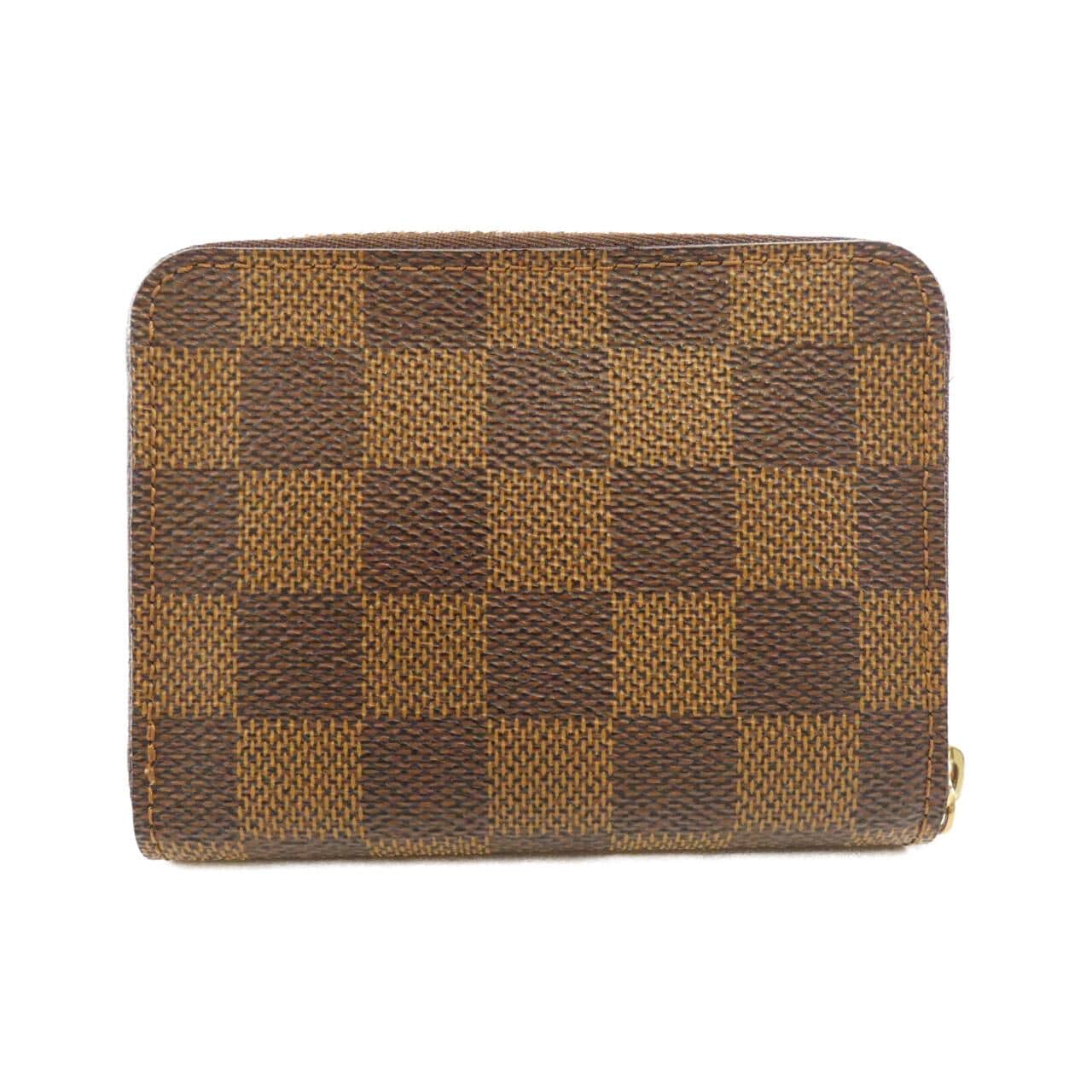 LOUIS VUITTON Damier拉链零钱包 N63070 零INCASE