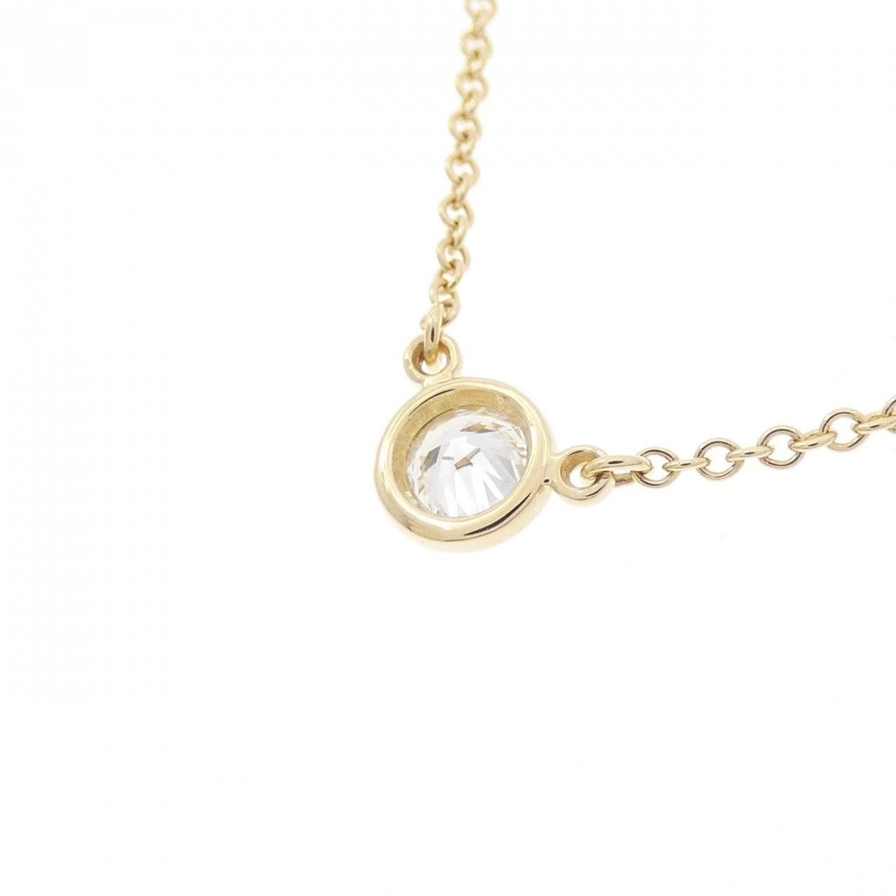 ティファニー バイザヤード ネックレス 0.19CT G VS1 3EXT