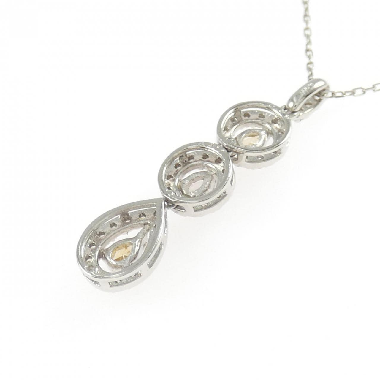 PT900/PT850 ダイヤモンド ネックレス 0.29CT