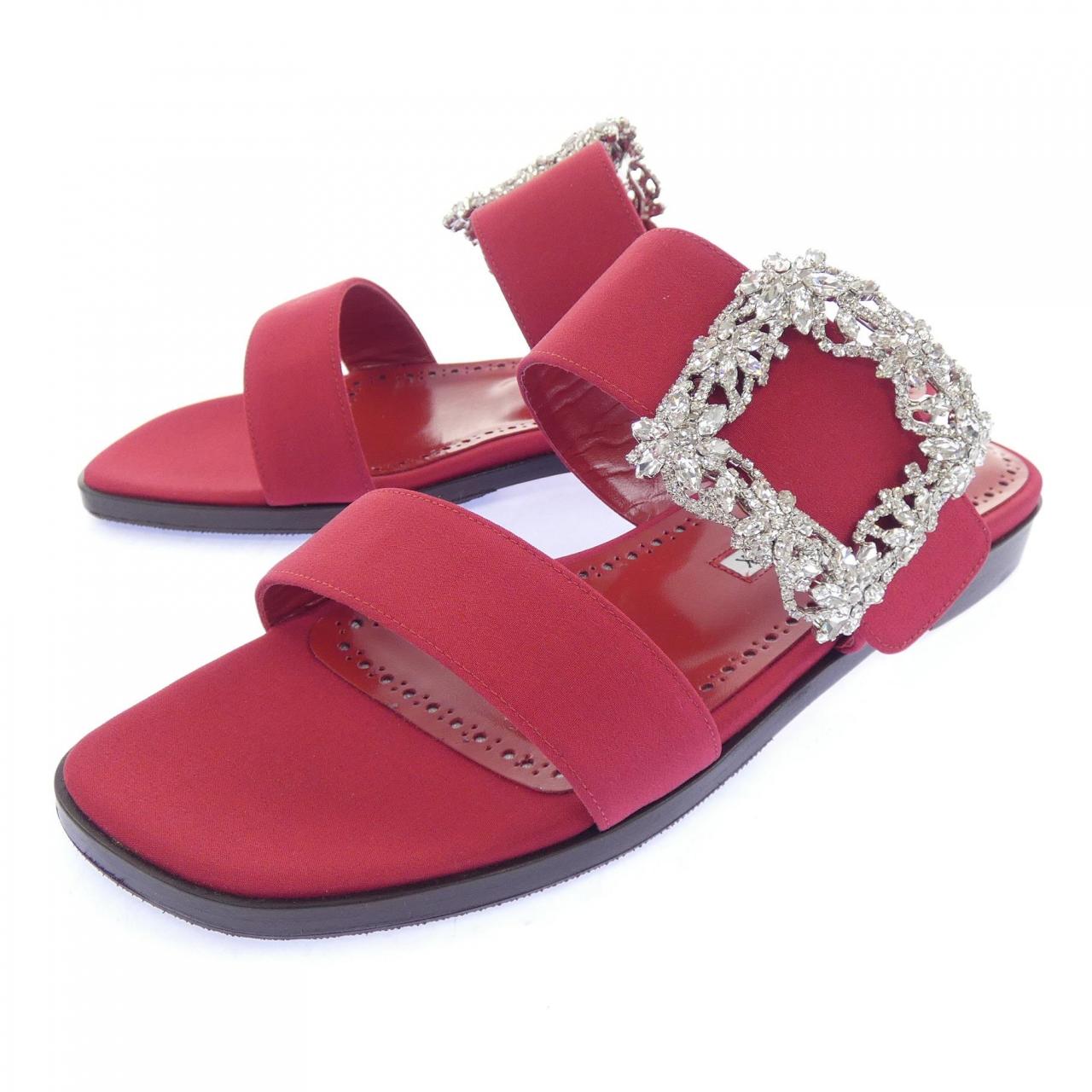 マノロブラニク MANOLO BLAHNIK TITUBAFLAT サンダル