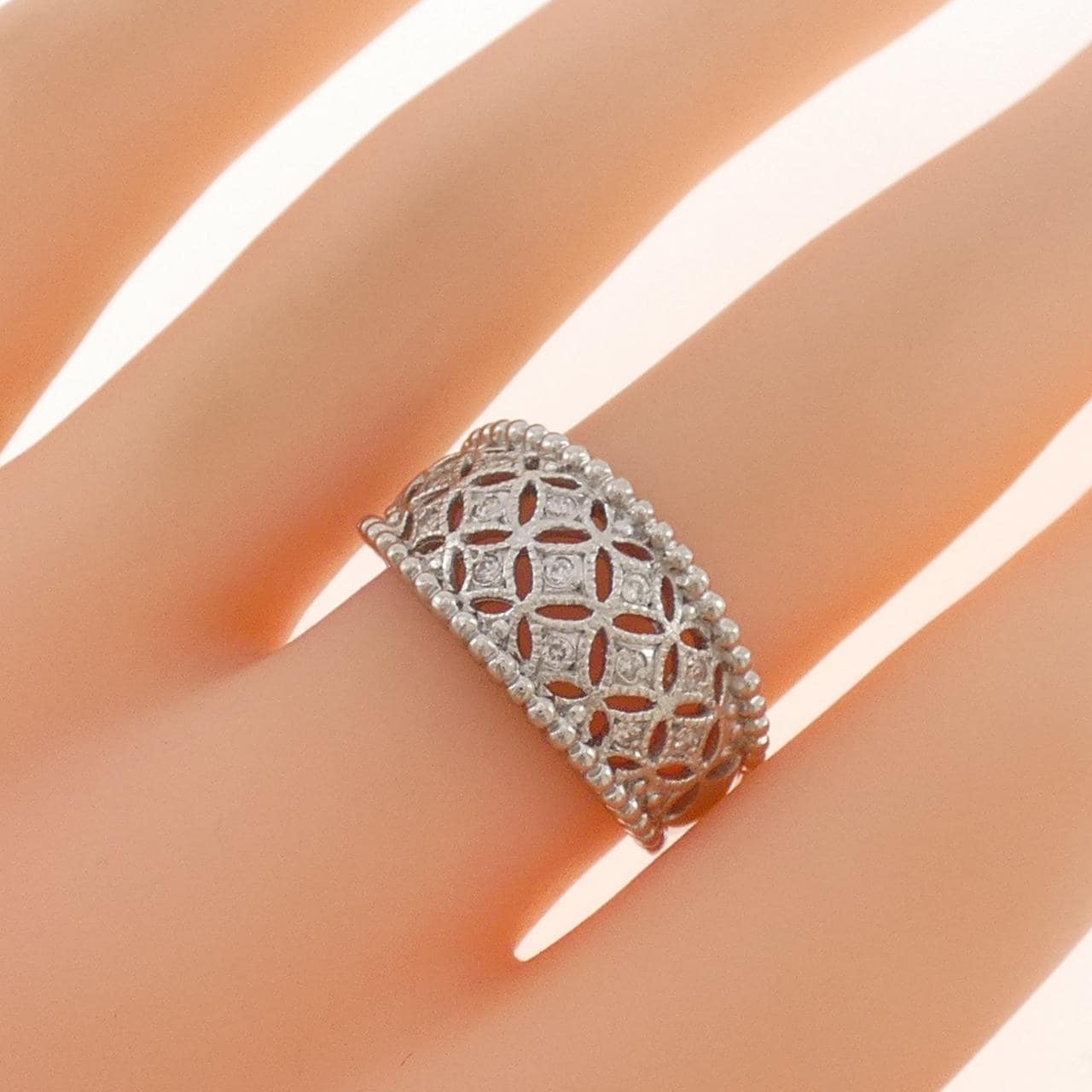 PT900 ダイヤモンド リング 0.12CT
