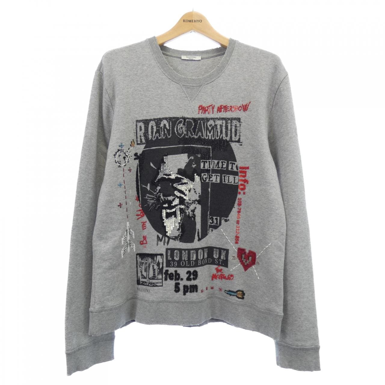 ヴァレンティノ VALENTINO QV3MF10R3TV スウェット