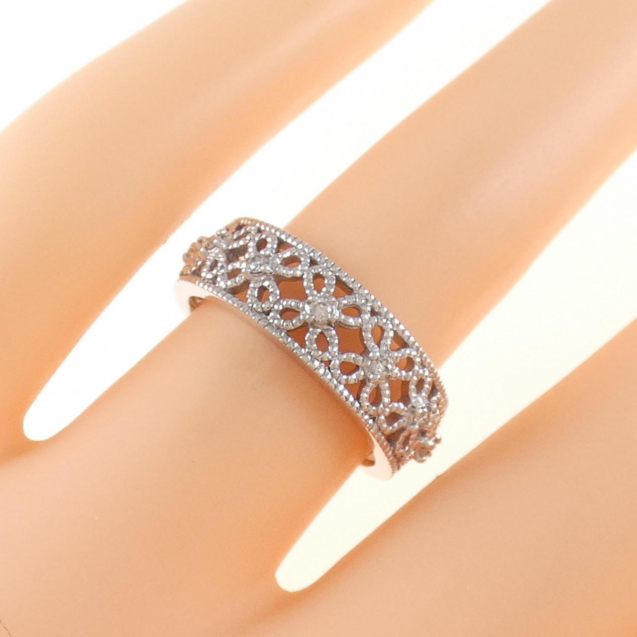 コメ兵｜K10WG ダイヤモンド リング 0.08CT｜ジュエリー｜リング