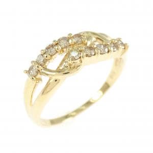 K18YG ダイヤモンド リング 0.30CT