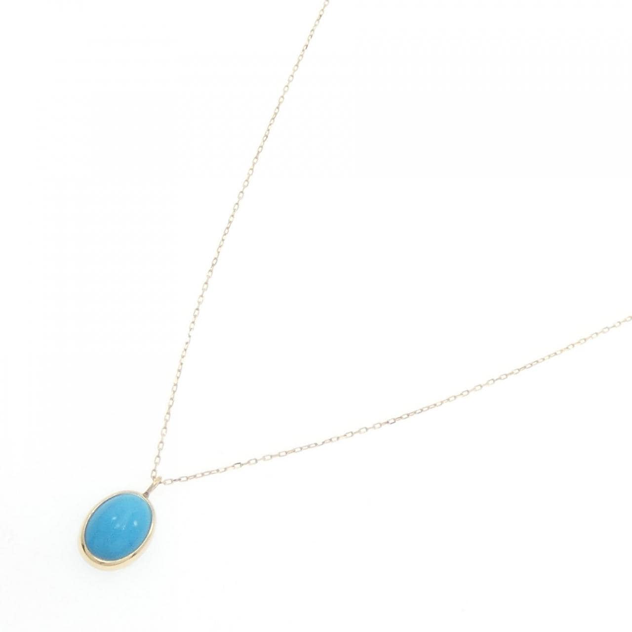 K18YG turquoise necklace