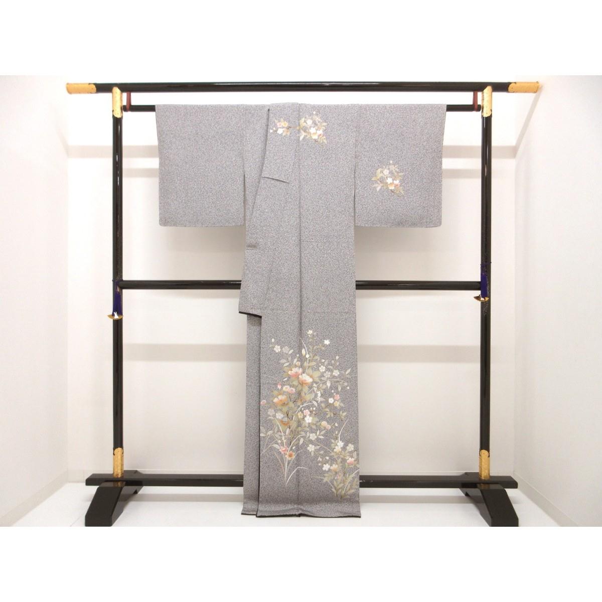 【未使用品】訪問着　友禅金彩加工