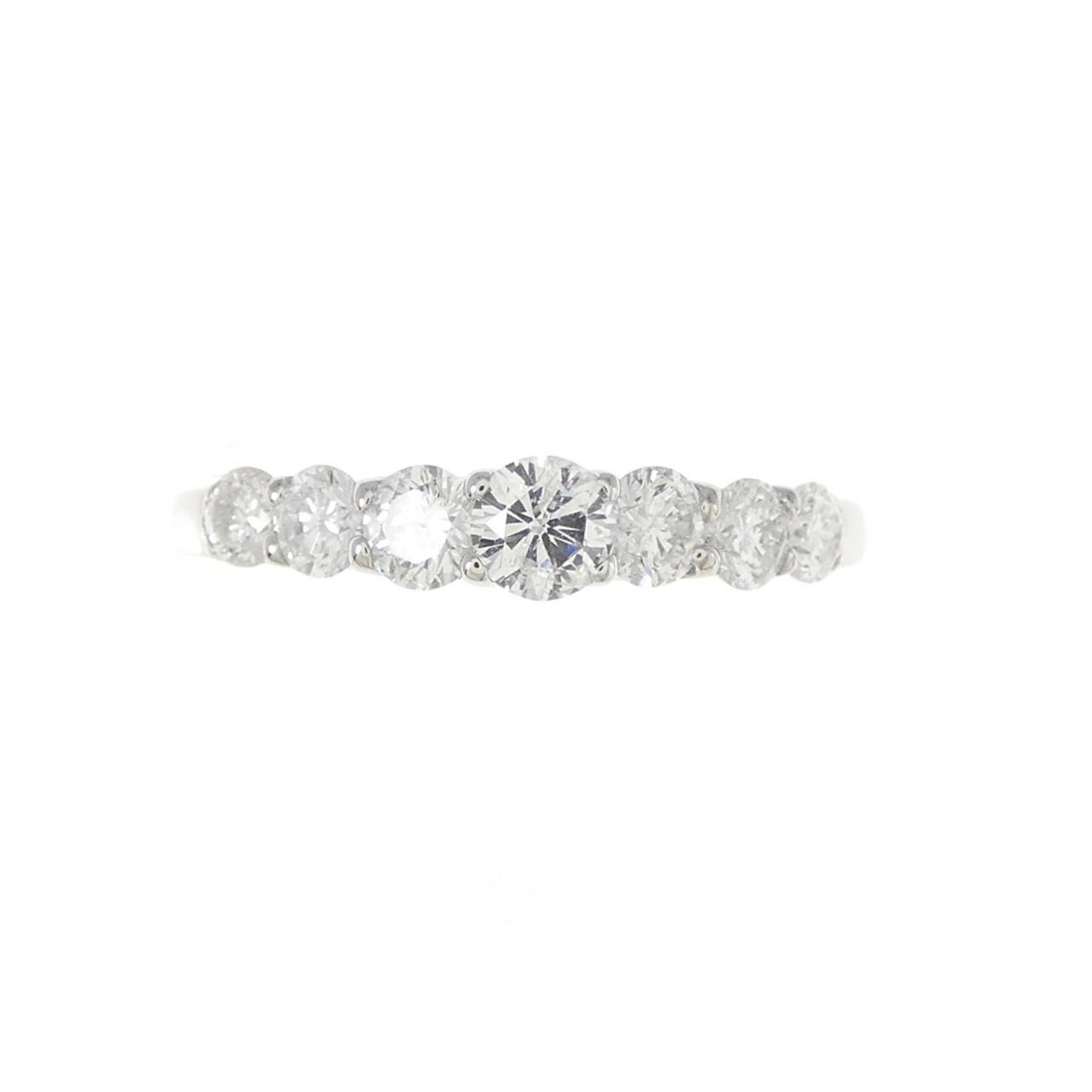 K18WG ダイヤモンド リング 0.70CT