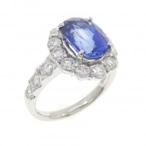 PT900 サファイヤ リング 3.62CT スリランカ産