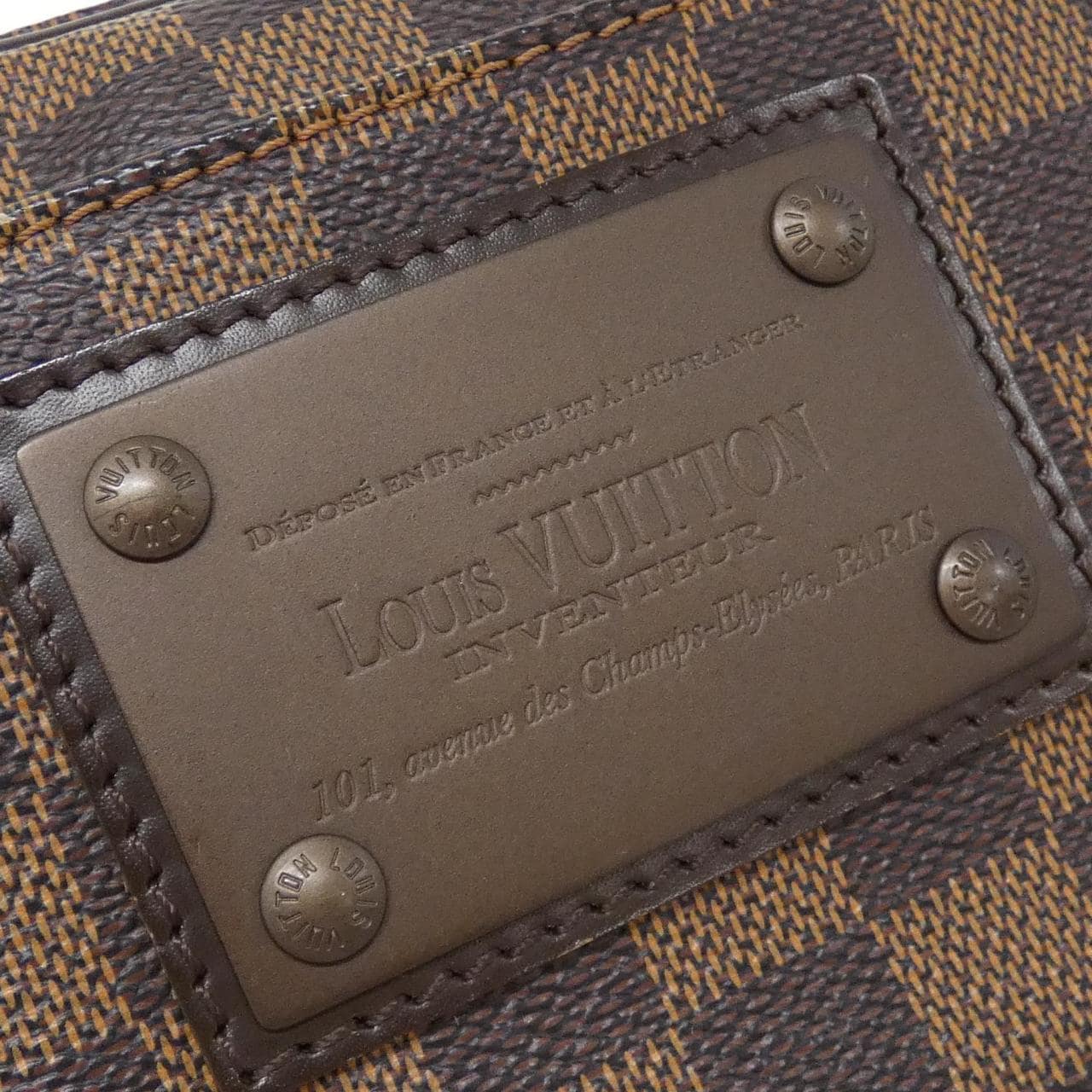 ルイヴィトン ダミエ バムバッグ ブルックリン N41101 ショルダーバッグ