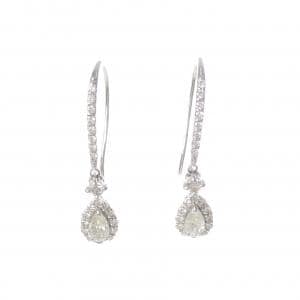 【新品】PT950 ダイヤモンド ピアス 0.60CT