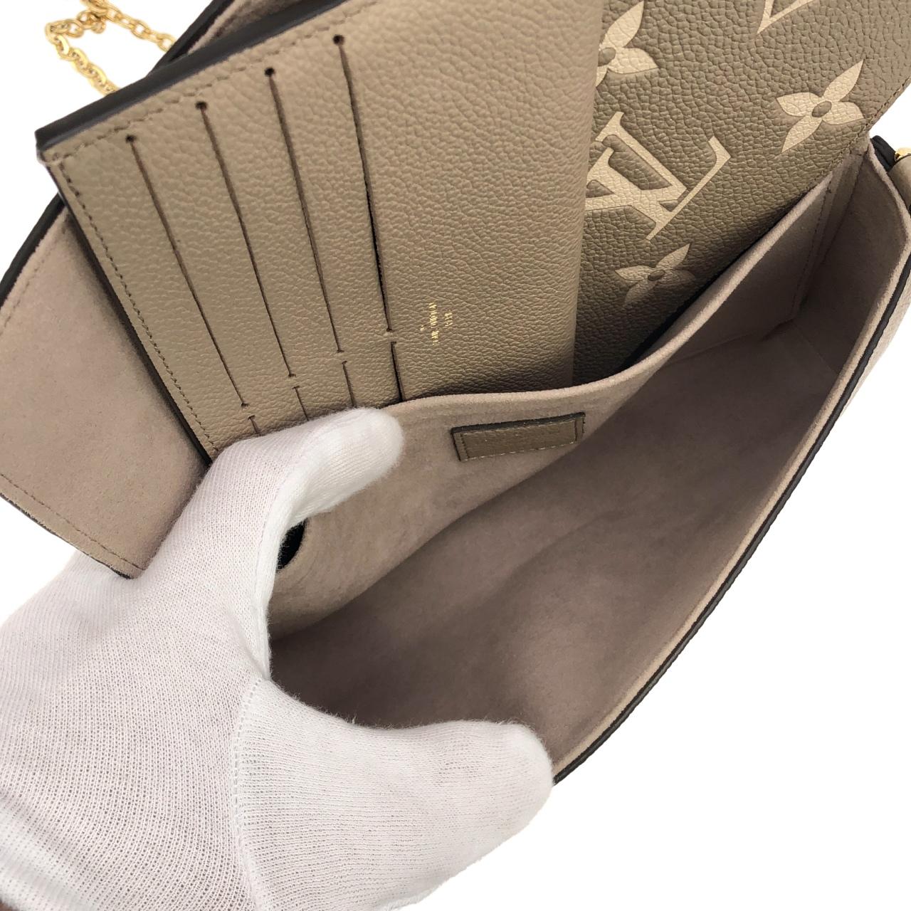 ルイヴィトン バイカラー モノグラム アンプラント ポシェット フェリシー M82610 ショルダーバッグ