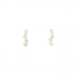 K18YG ダイヤモンド ピアス 0.30CT
