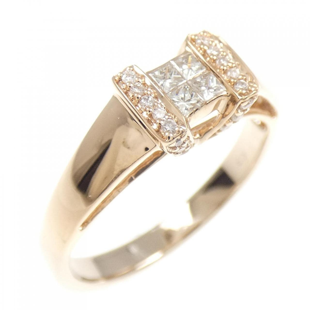 K18PG ダイヤモンド リング 0.20CT
