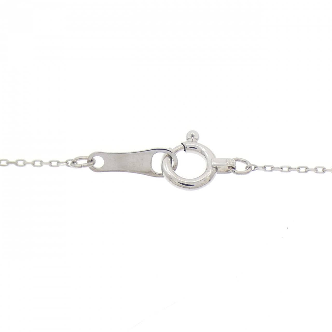 PT900/PT850 ソリティア ダイヤモンド ネックレス 0.24CT