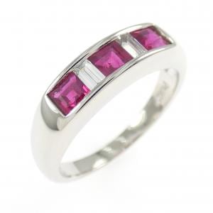 PT900 ルビー リング 0.89CT
